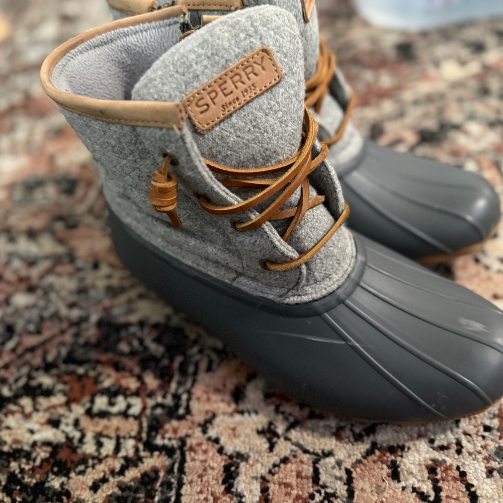 Sperry Gray Duckboots